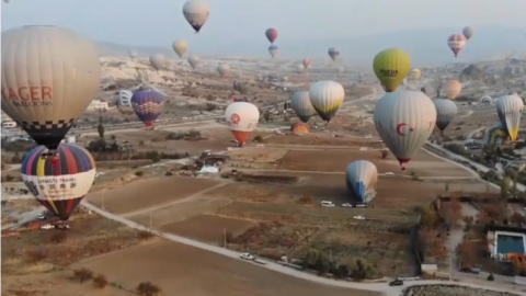 Kapadokya’ya Ziyaretçi Sayısı Arttı