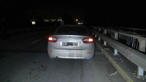 Motosiklet ile otomobil çarpıştı: 1 yaralı