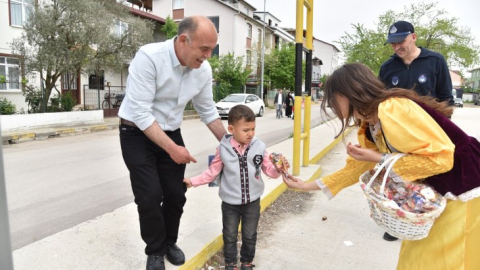 Kartepe'de minikler bayram etkinlikleriyle eğlendi