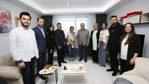 Başkan Aygün: 'Şehit ailelerimizin yanınızdayız'