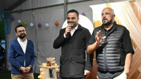 Mete Yarar ve Adem Metan, Başiskele'de gençlerle buluştu