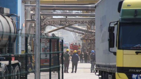 Fabrikadaki buhar kazanı işte böyle patlamış