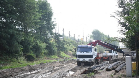 Alikahya Stadyum bağlantı yolunda çalışmalar sürüyor
