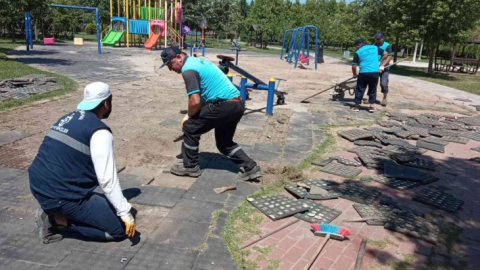 Tavşancıl Sahil Parkı yenileniyor