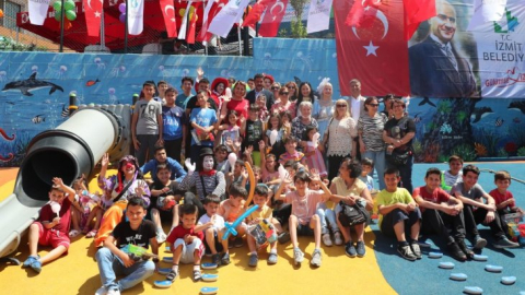 Sıla Sokağın çocukları parklarına kavuştu