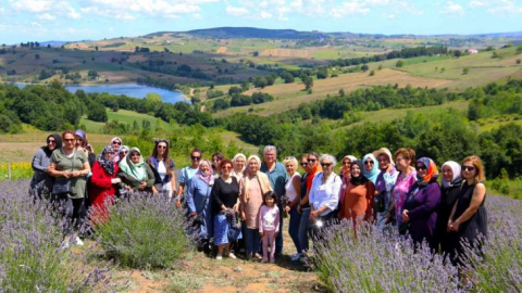 Tıbbi ve Aromatik Bitki Yetiştiriciliği Projesini yerinde incelediler