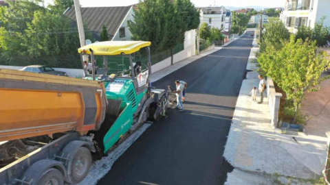 Başiskele'nin yolları yenileniyor