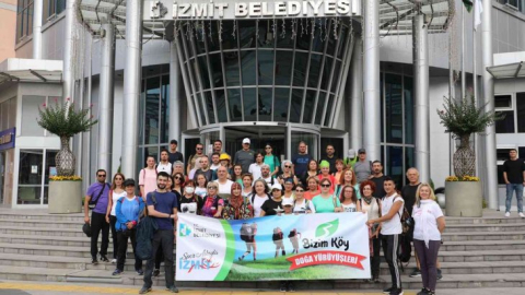 Bizim Köy Doğa Yürüyüşü etkinliği Üçgaziler'de devam etti