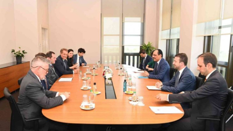 Cumhurbaşkanlığı Sözcüsü Kalın, ABD Temsilciler Meclisi Üyesi Crow’u kabul etti