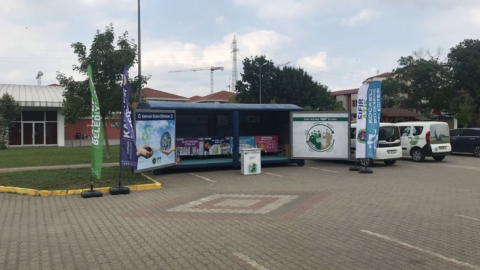 Mobil Atık Getirme Merkezi'ni bin kişi ziyaret etti