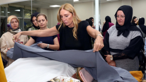 Ünlü modacı Sıfır Atık Festivali için tasarladı