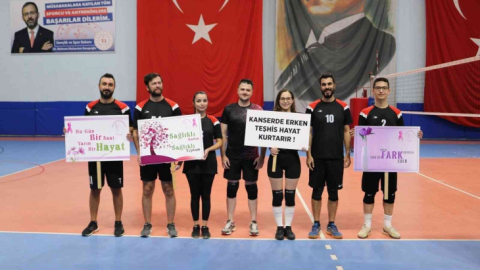 Kamu kurumlarından oluşan voleybol turnuvası başladı