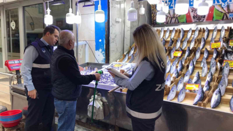 Zabıta ekipleri balıkçıları denetledi