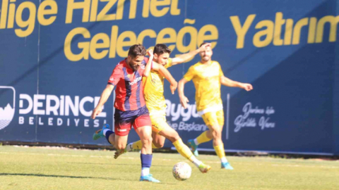 TFF 3.Lig: Belediye Derincespor: 0 - Yeni Mersin İdman Yurdu: 0