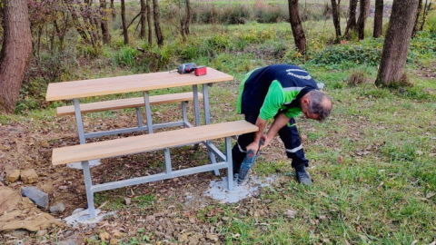 Sipahiler Göleti'ne piknik alanları