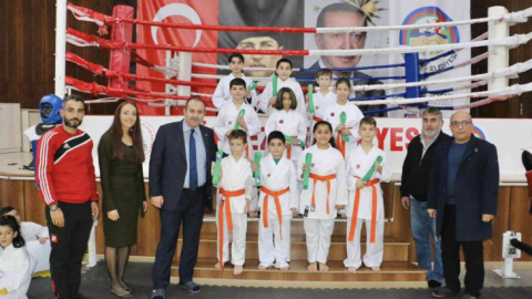 Körfez'de 200 sporcuya yeni kuşak