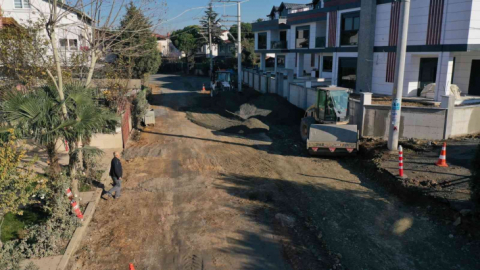 Darıca Zübeyde Hanım Caddesi yenileniyor