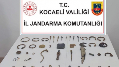 Kocaeli'de Roma ve Bizans dönemine ait objeler ele geçirildi