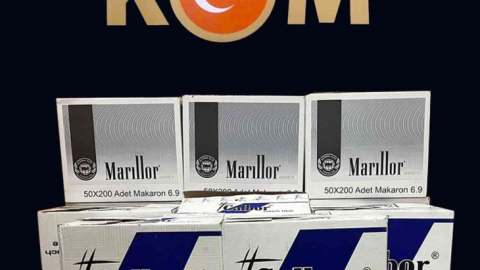 Kocaeli'de 230 bin içi dolu makaron ele geçirildi