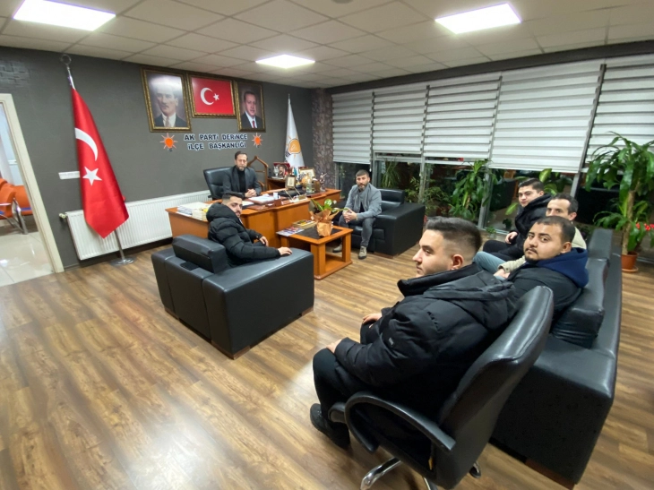 Derince Belediyespor taraftar grubundan Koray Merdan'a ziyaret