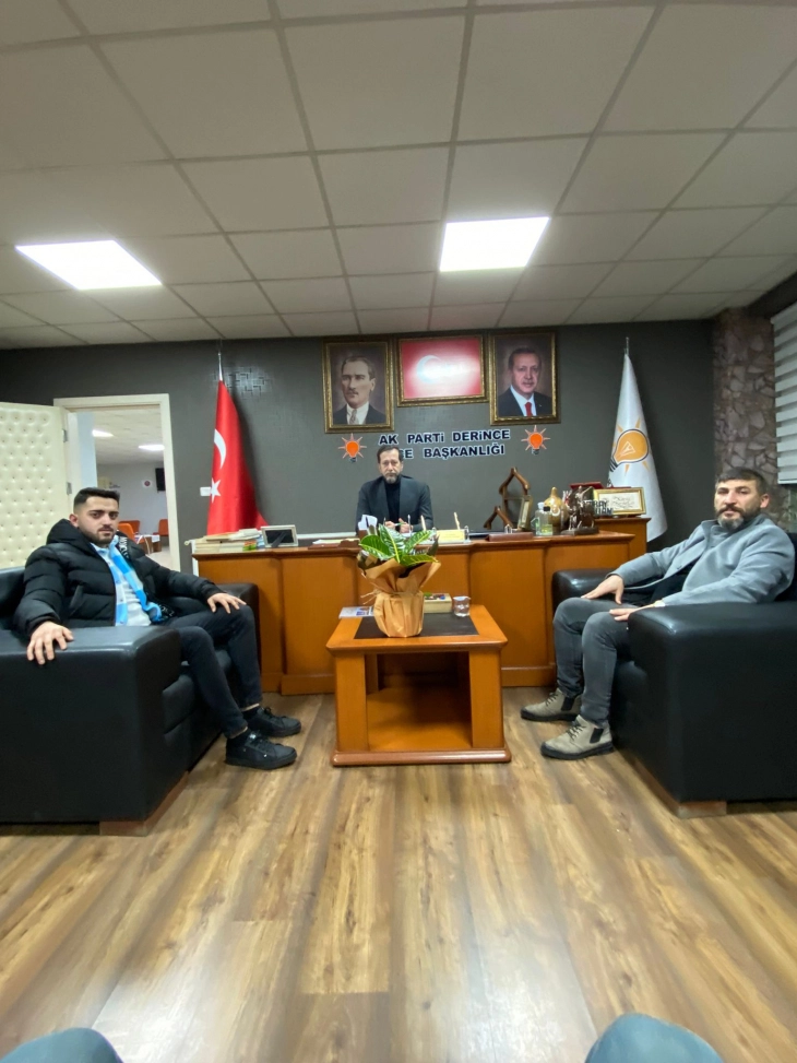 Derince Belediyespor taraftar grubundan Koray Merdan'a ziyaret