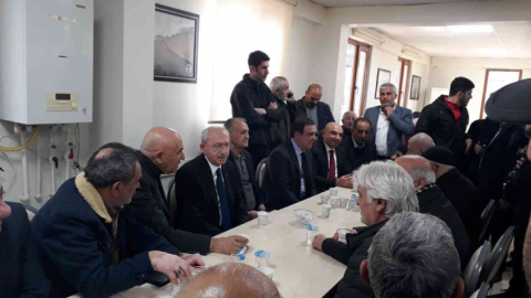CHP Lideri Kılıçdaroğlu,Kocaeli'de Dalkılıç’ın ailesine taziye ziyaretinde bulundu