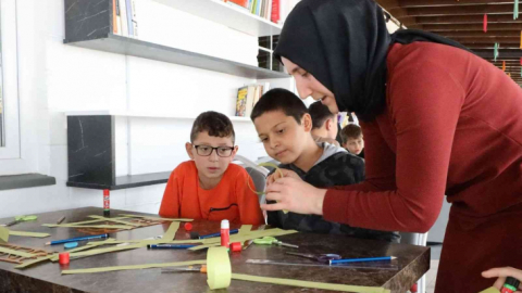 Başiskele'de çocuklar tatili eğlenerek geçirecek
