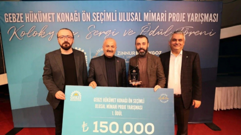 Gebze'nin yeni hükümet konağını belirleyecek projede ödüller sahiplerini buldu