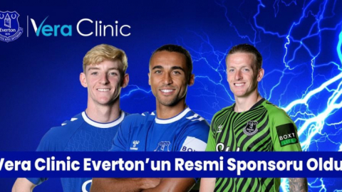 İngiliz takımı Everton’ın Vera Clinic resmi sponsoru oldu
