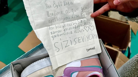 Biri tablet almak için biriktirdiği harçlığını, diğeri hiç giymediği ayakkabısını bağışladı