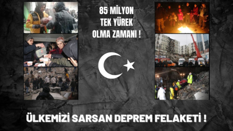 Ülkemizi sarsan deprem felaketi