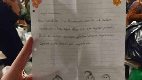 Başiskele'nin koca yürekli çocukları herkesi duygulandırdı