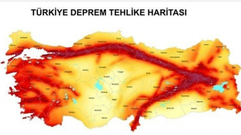 MTA, Türkiye’deki yenilenmiş diri fay hatlarının haritasını paylaştı
