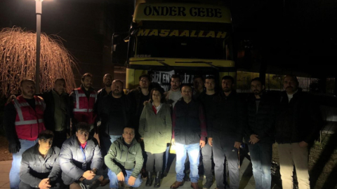 Kahramanmaraş'ta kurulacak aşevi için yola çıktılar