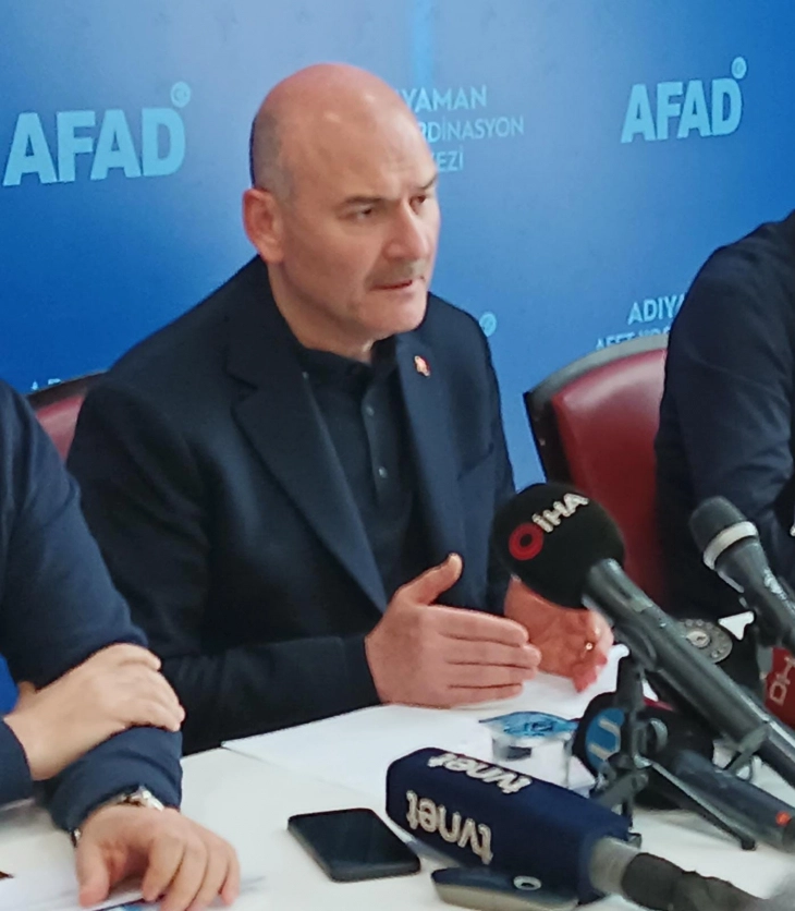 Bakan Soylu Adıyaman'da açıklamalarda bulundu