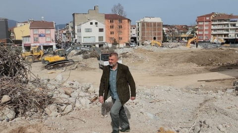 Gölcük'te kentsel dönüşüm yıkımları tamamlanmak üzere