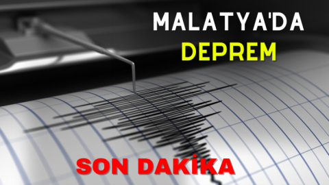 Son dakika.. Malatya'da yine deprem