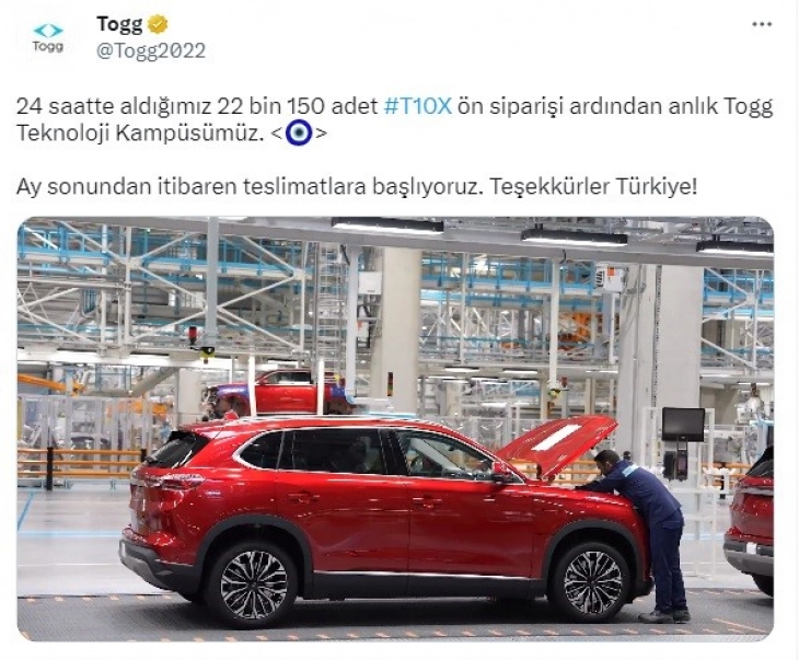 Türkiye Togg alabilmek için seferber oldu