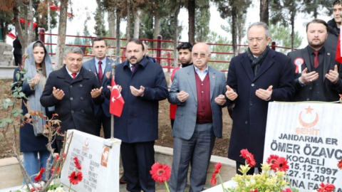 Çanakkale şehitleri Dilovası'nda dualarla anıldı
