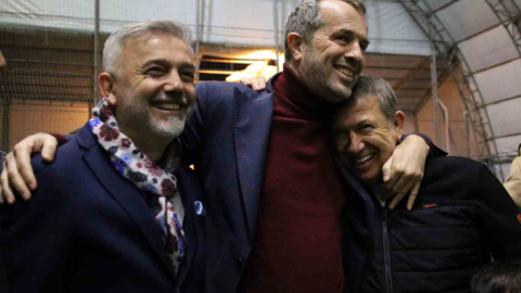 3 efsane golcü yan yana geldi, ortaya bu görüntüler çıktı
