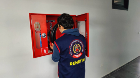 Kocaeli Şehir Hastanesi'nde yangın denetimi