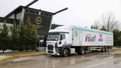 Ukrayna'daki mobil yemek tırı yurda döndü