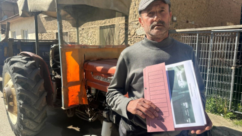 Hayatında hiç İstanbul'u görmedi... Traktörüne 54 kez otoyol ve köprü cezası geldi