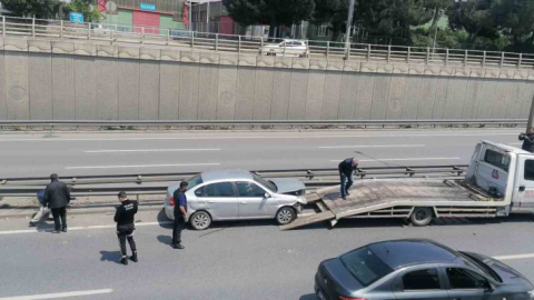 D-100'de meydana gelen kazada 1 kişi yaralandı