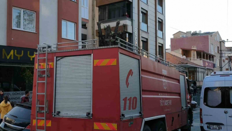 Kocaeli'de aspiratör yangın çıkardı