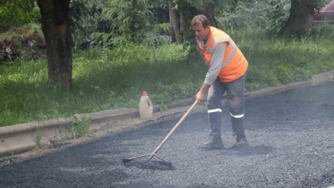 Şirintepe'nin yolları iyileştiriliyor