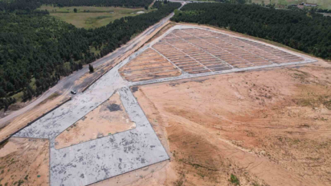 Çayırova'nın yeni mezarlığı defne hazır