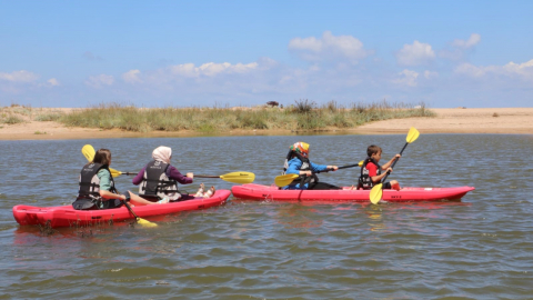 Başarılı geçen kursların ardından soluğu Kandıra'nın incisi olan tesiste aldılar
