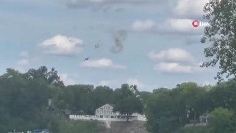 ABD'deki uçuş gösterisinde facianın eşiğinden dönüldü