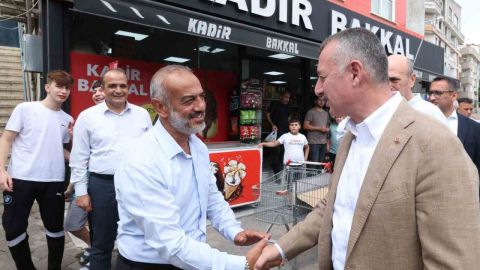 Büyükakın,Gebze'de esnaf ve vatandaşla buluştu